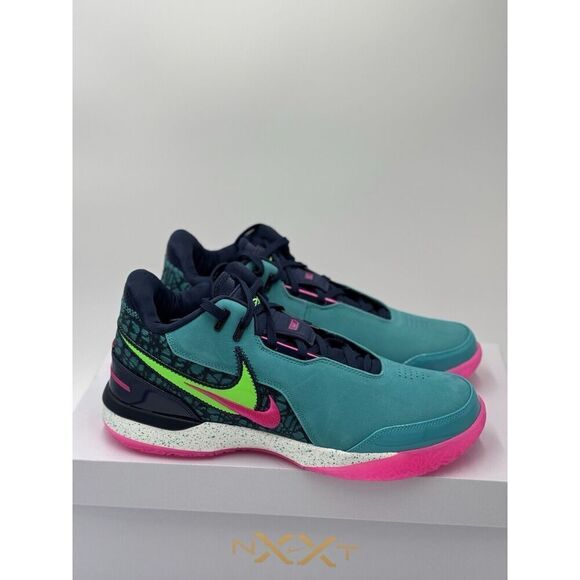 Nike Men's Zoom Lebron NXXT Gen AMPD Size 12 South Beach |FJ1566-300| New In Box - Picture 3 of 8